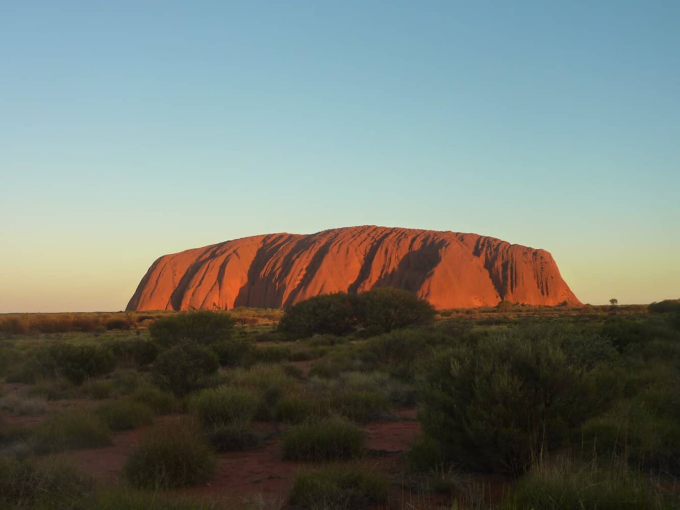 uluru rock formation in central australia earth chakra 3
