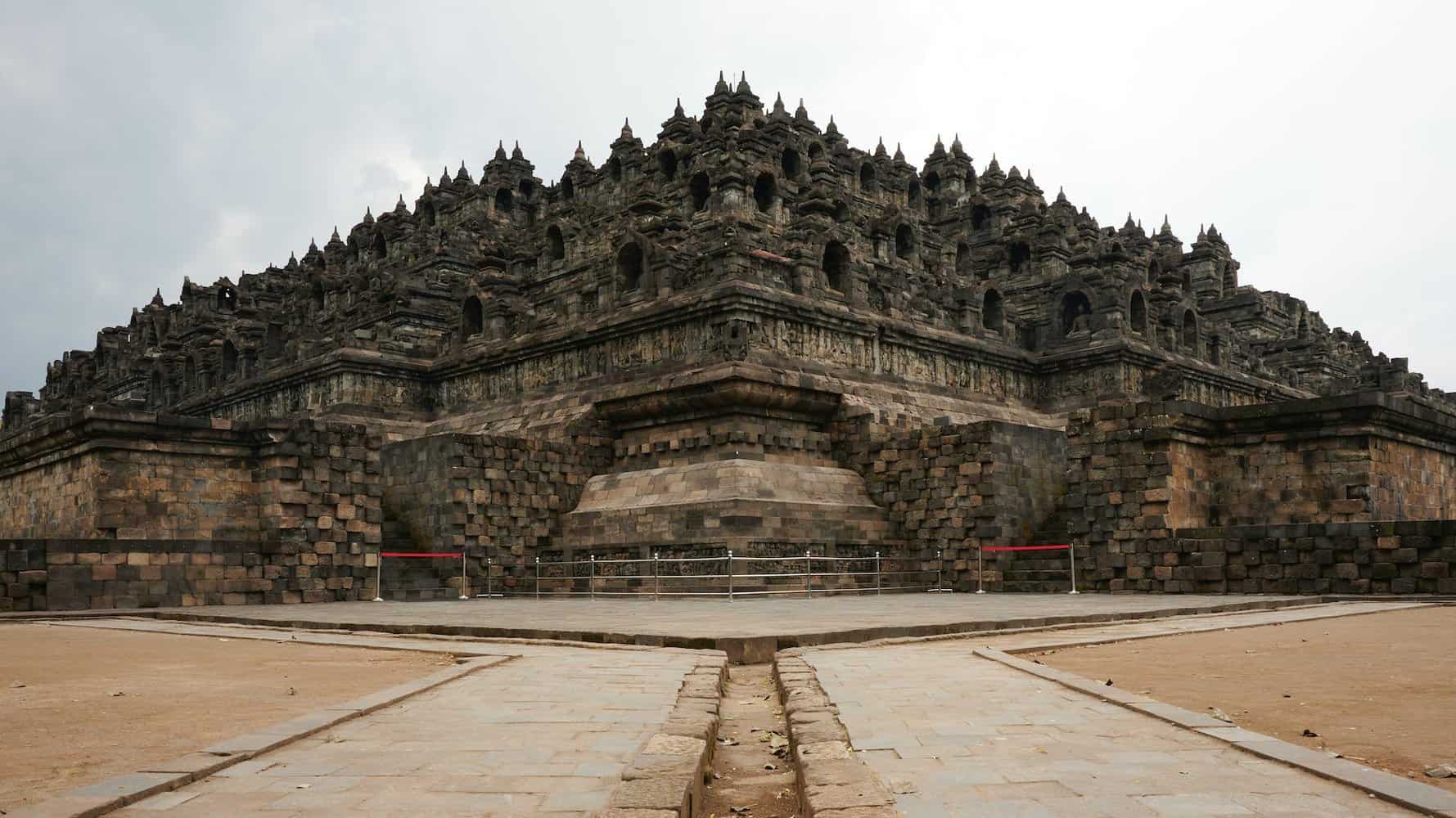 historical borobudur temple under white sky mysteries of the pyramids of the world