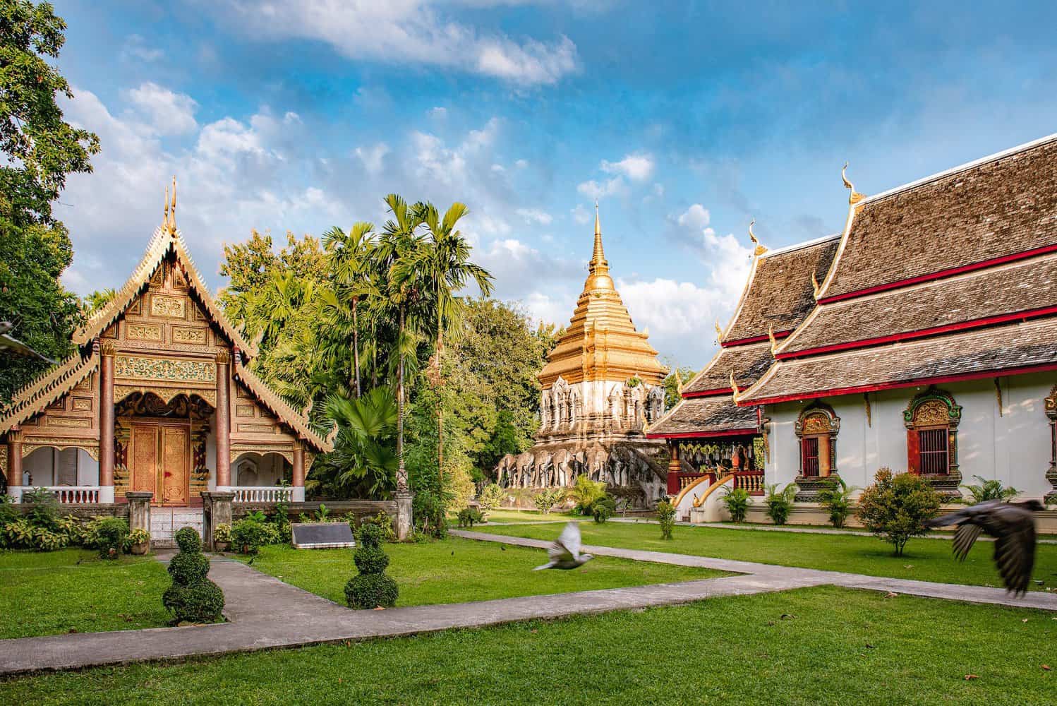 wat chiang man in summer chaing mai a cities with a slower pace of life