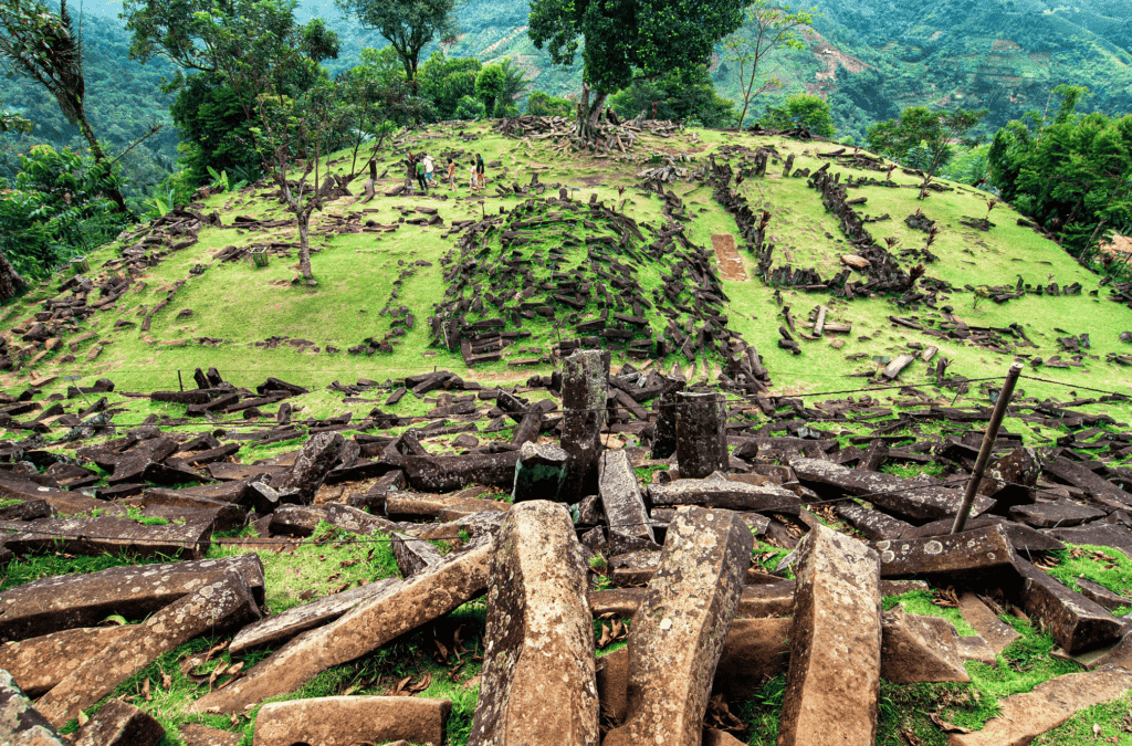 Gunung Padang Megalithic Site ancient ruins