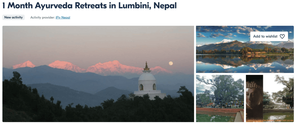 spiritual tours in nepal. ayurveda retreat